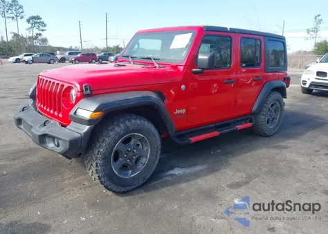 2020 Jeep Wrangler Unlimited Sport S 4X4 from USA, damaged, VIN 1C4HJXDN9LW233648